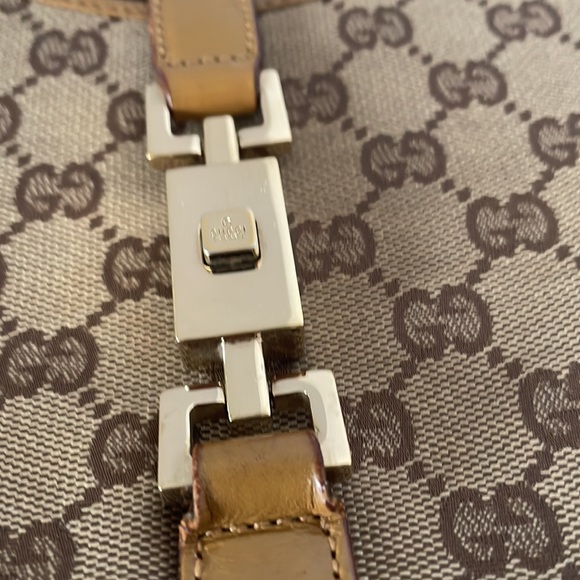 ❌🛑Price Drop ❌Authentic Gucci Jacquie GG Canvas Handbag. - Picture 14 of 16